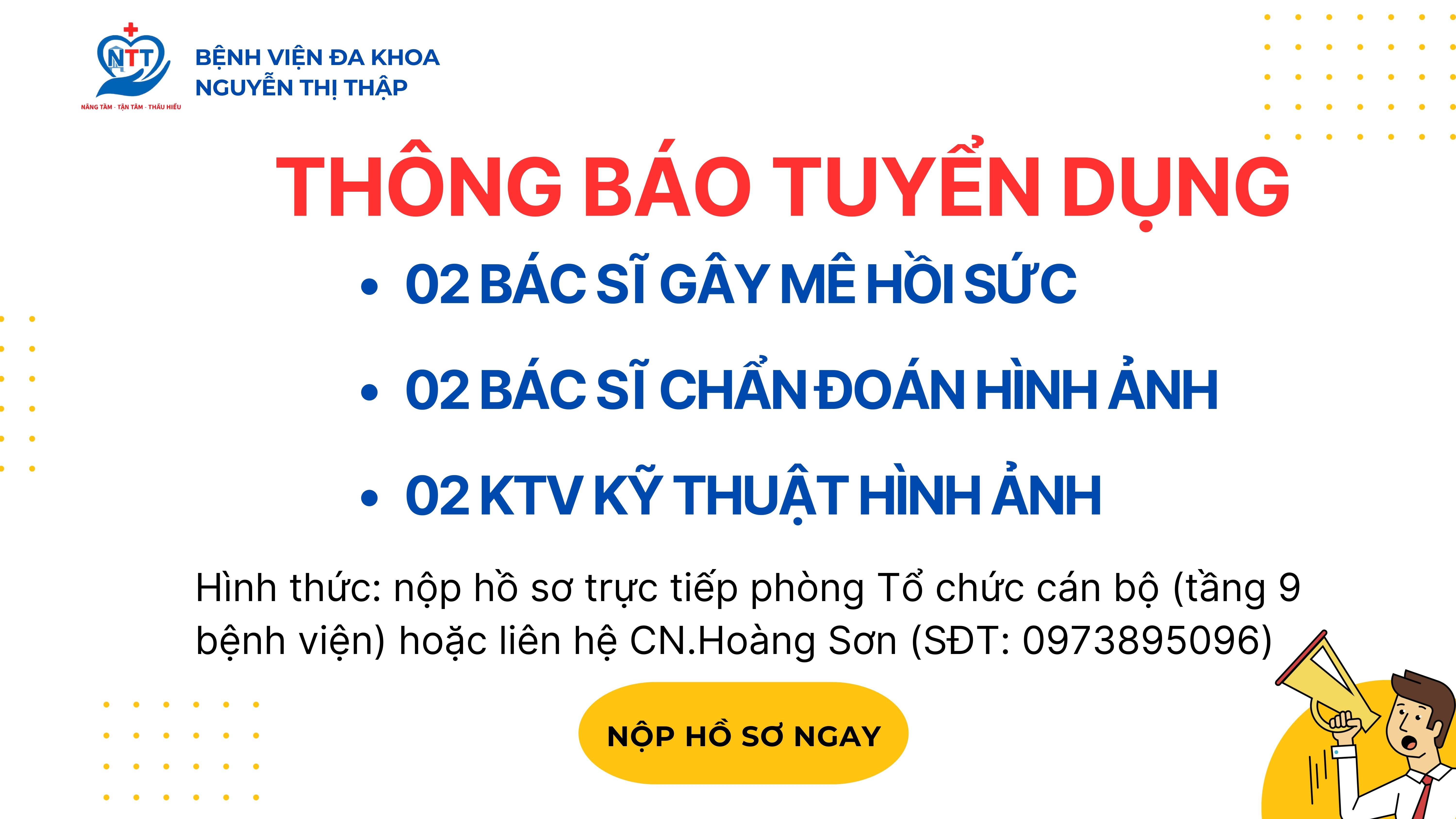 THÔNG BÁO TUYỂN DỤNG THÁNG 12/2025