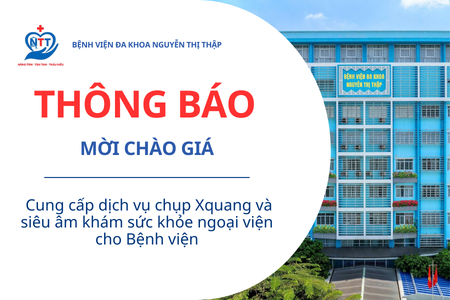 TB Mời chào giá  Cung cấp dịch vụ chụp Xquang và siêu âm khám sức khỏe ngoại viện cho BV