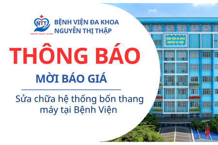 Thông báo mời báo giá Sửa chữa hệ thống bốn thang máy tại Bệnh Viện 