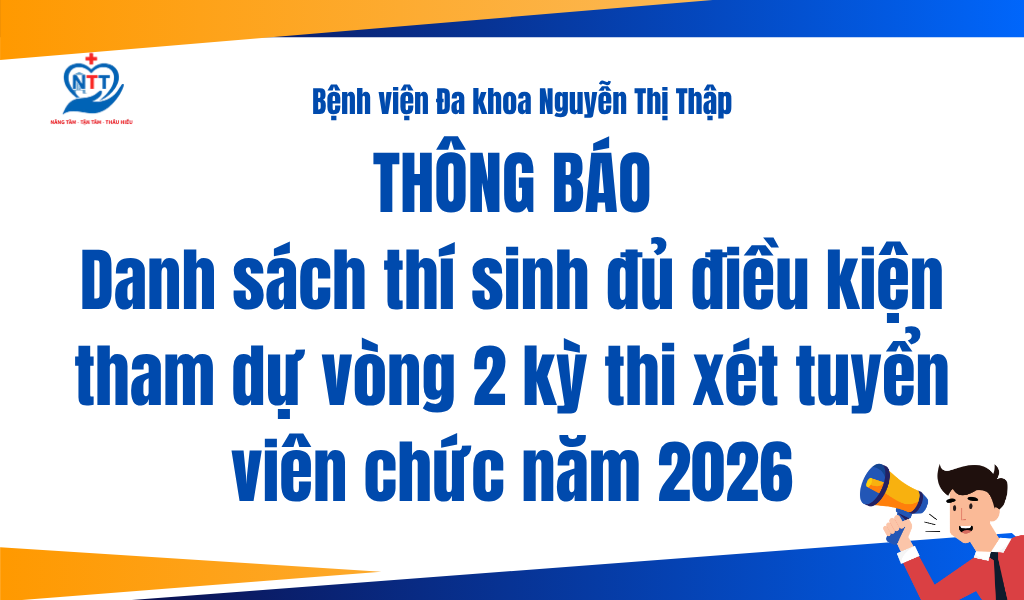 THÔNG BÁO THÍ SINH ĐỦ ĐIỀU KIỆN THAM DỰ  VÒNG 2 KÝ THI XÉT TUYỂN VIÊN CHỨC NĂM 2026