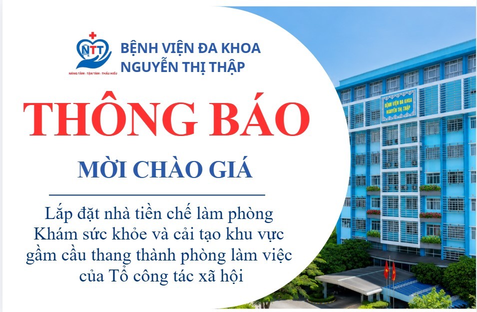 Thông báo mời báo giá Lắp đặt nhà tiền chế làm phòng Khám sức khỏe và cải tạo khu vực gầm cầu thang thành phòng làm việc của Tổ công tác xã hội