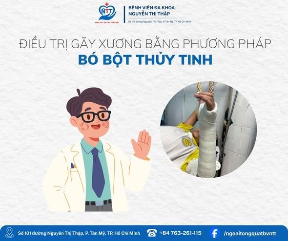BÓ BỘT THỦY TINH – GIẢI PHÁP CỐ ĐỊNH XƯƠNG ĐỘT PHÁ TẠI ĐƠN VỊ CHẤN THƯƠNG - CHỈNH HÌNH