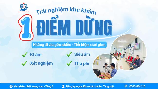  KHU KHÁM CHẤT LƯỢNG CAO – 1 ĐIỂM DỪNG, TRỌN QUY TRÌNH