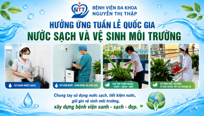 HƯỞNG ỨNG TUẦN LỄ QUỐC GIA NƯỚC SẠCH VÀ VỆ SINH MÔI TRƯỜNG NĂM 2026