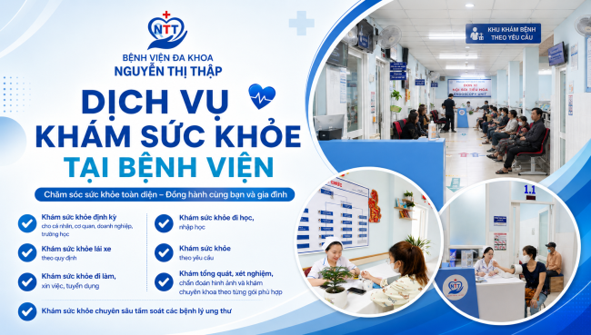 KHÁM SỨC KHỎE NHANH CHÓNG – THUẬN TIỆN – ĐÁP ỨNG MỌI NHU CẦU