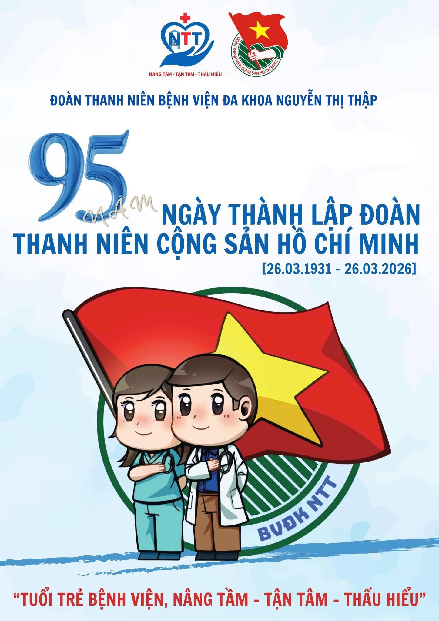 CHÀO MỪNG 95 NĂM NGÀY THÀNH LẬP ĐOÀN TNCS HỒ CHÍ MINH (26/3/1931-26/3/2026)