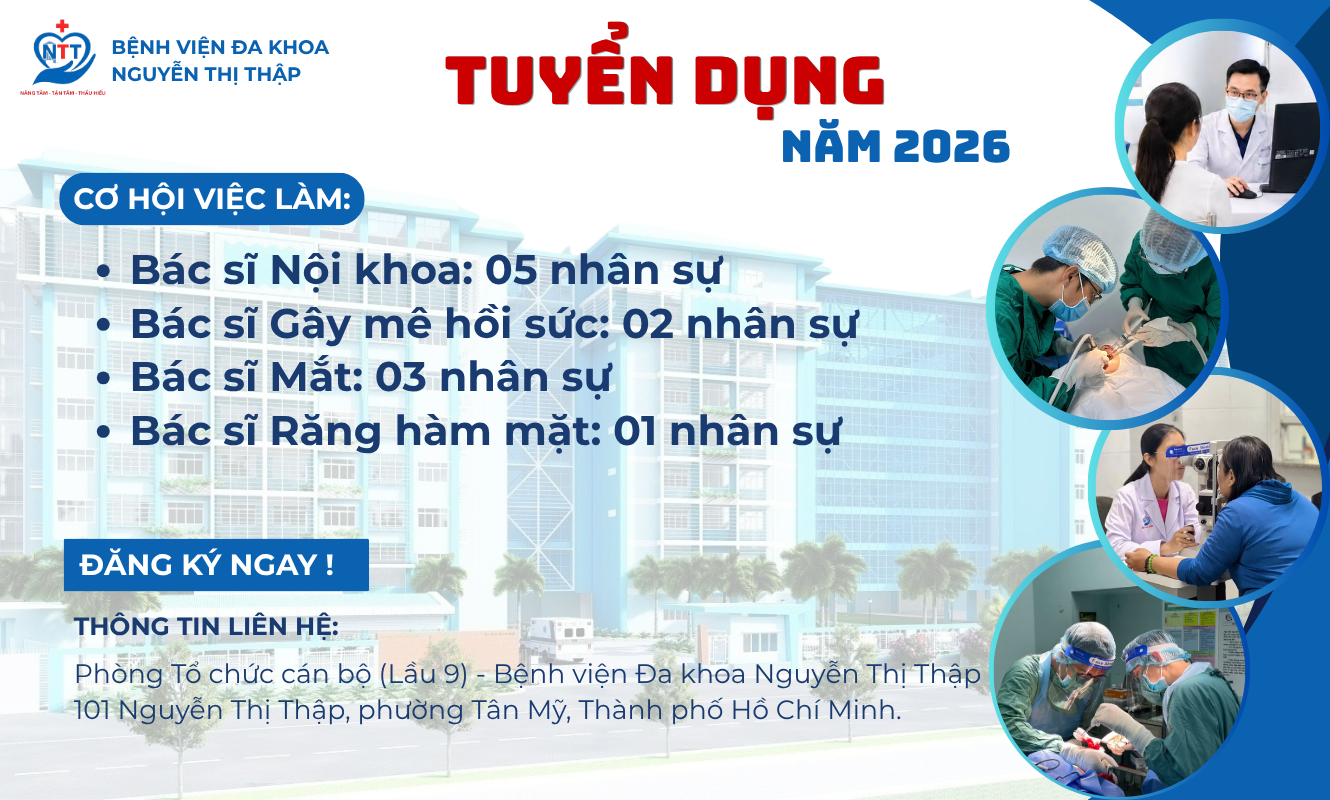 THÔNG BÁO TUYỂN DỤNG
